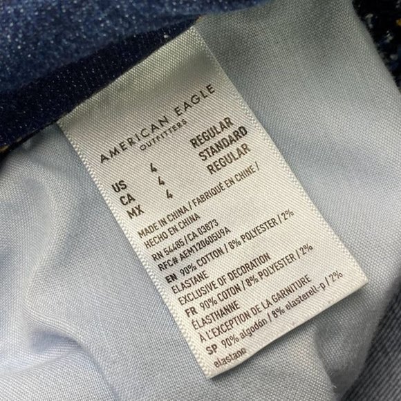American Eagle Next Level Stretch Super Hi-Rise Jegging Sz. 4 Reg. 29" Inseam - Picture 4 of 7